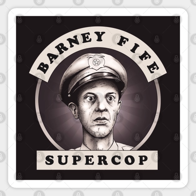 Barney Fife Supercop Magnet by ranxerox79